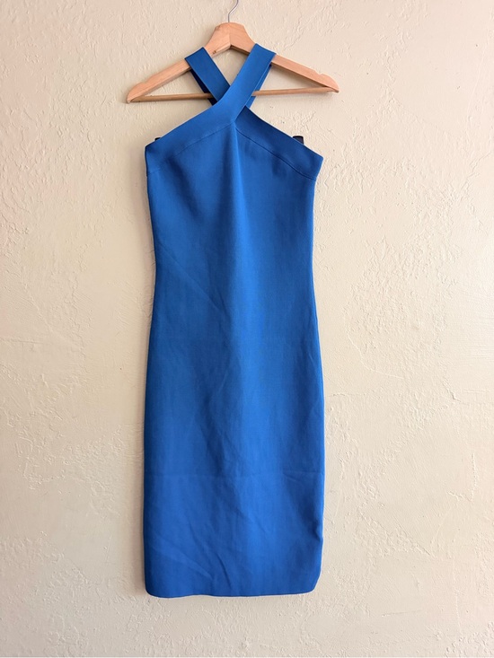 Sincerly Jules Dresses & Skirts - Sincerely Jules Teal Cross-Strap Midi Sheath Dress